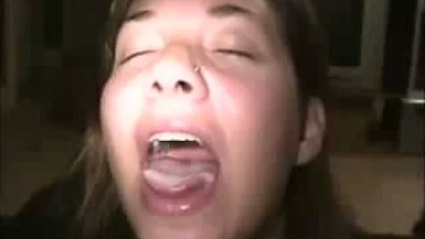 Sexy brunette cutie took me to her place and sucked my cock