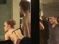 Russian hidden cam video from ballerina changing room