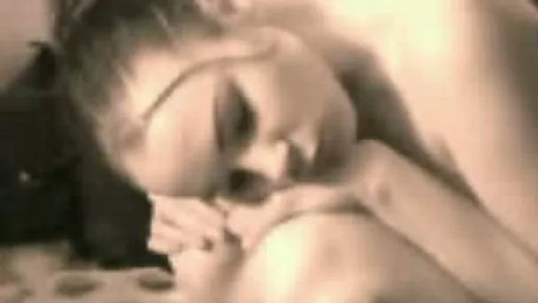 My friend sent me this video with some horny chick posing all naked