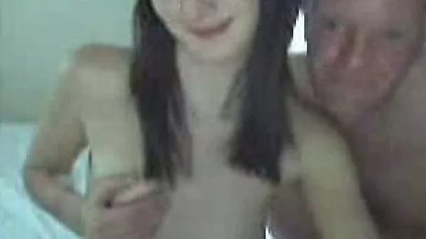 I fed my girlfriend with my dick and banged heron the webcam video