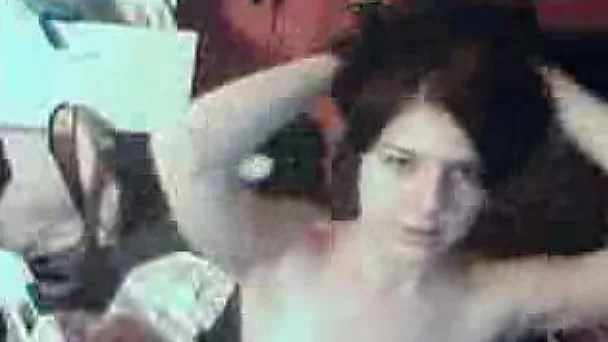 Perfect boobies show off by one redhead teen from USA