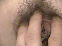 Tiny hairy pussy of my girlfriend craving for my fingers