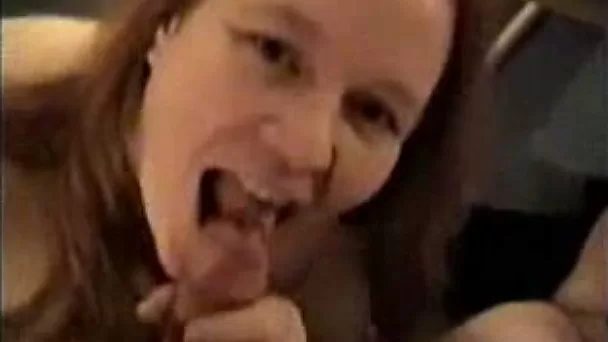 Fluffy busty hooker blows my huge junk with all the passion she has