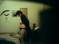 Hidden cam video of my neighbor mom undressing