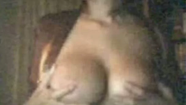 One busty ebony girl flaunts her huge boobs on my cameraphone
