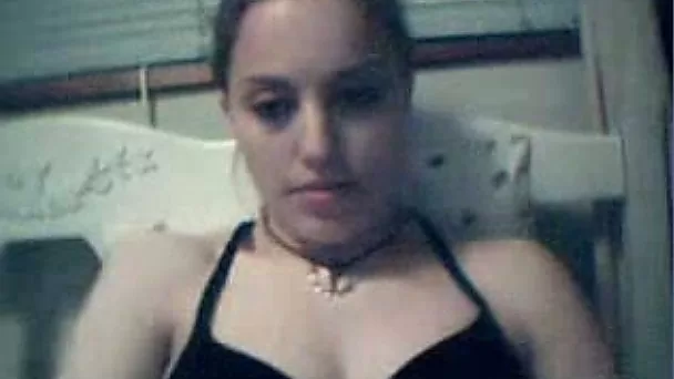Upset webcam girl finally agrees to show off her boobs