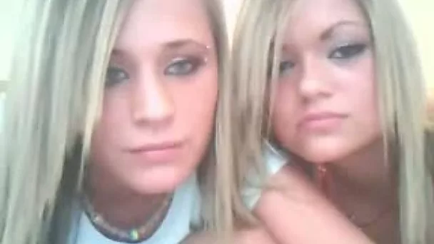 Fantastic college blonde sluts on webcam smoking and flashing