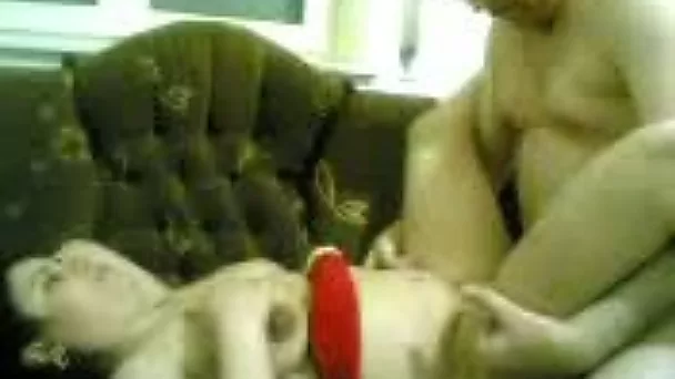 Fucking a sexy mature chunky slut on the couch filmed on cam