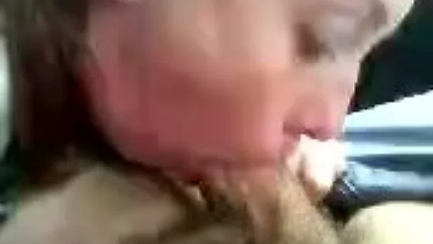 My experienced wife gives me awesome head in the car