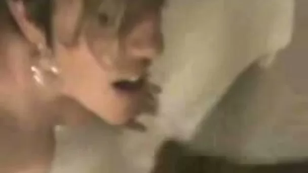 My saucy short-haired sexpot sucks my BBC and gets cumshot