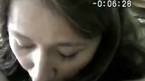 Amateur latina milf wife as regular sucking my cock