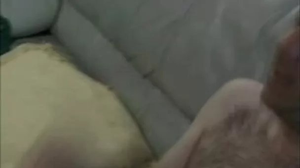 Mature pretty lady gives nice blowjob to an old hubby