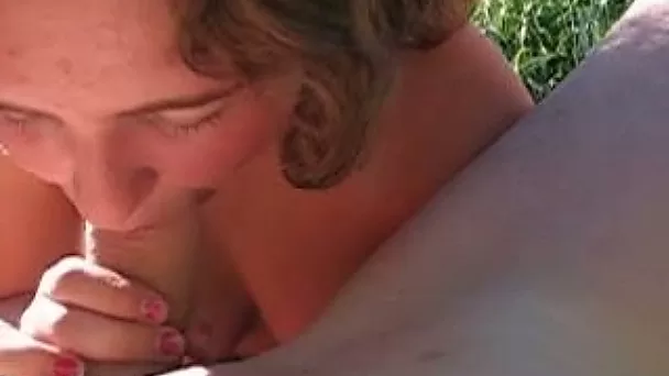 My spunky curly chick enjoys blowing my curvy dick