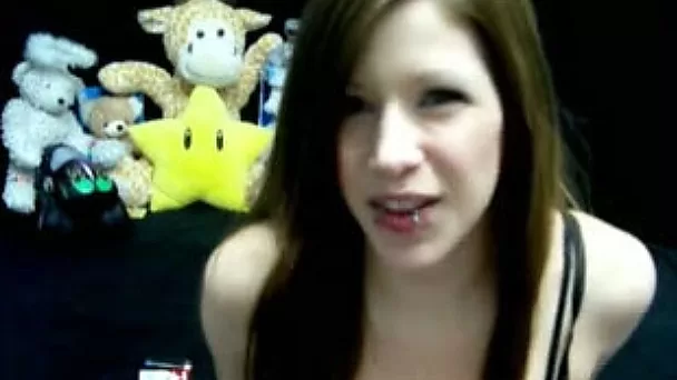 My rapacious pierced chick teases me smoking cigarette