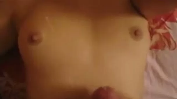 Petite brunette girlfriend made me so happy and orgasmic