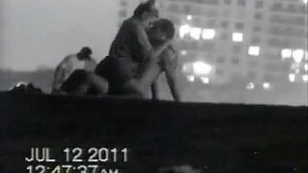 I adore to spy on lovely couple having sex in the middle of the night