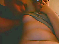 Horny black buddy brutally nails his girlfriend on webcam