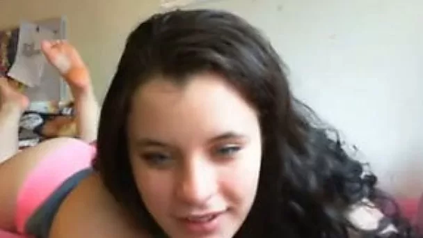 Delicious brunette teen is too shy to show me some