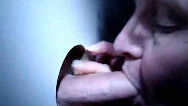 Our first glory hole experiment attracted this mature whore