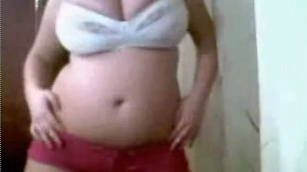 Extremely busty BBW webcam teeny chick flaunts her mad curves