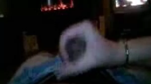 Watching TV and getting a blowjob from my hot white wife