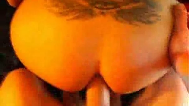 Anal sex with my voluptuous tattooed wife on POV homemade video