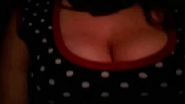 The beautiful tits of my petite busty girlfriend on webcam