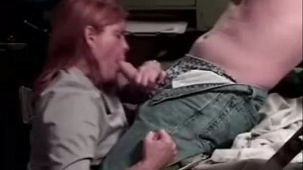 Extremely fat redhead slut gets her juicy cunt banged in mish pose
