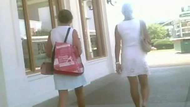 No visible panty line only because this hoochie isn't wearing any!