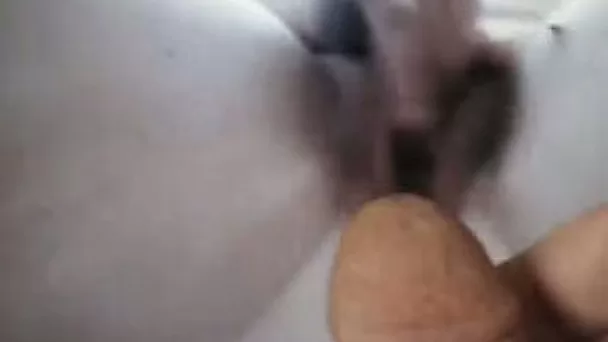 I am jacking off while watching the masturbation video with my fat wife