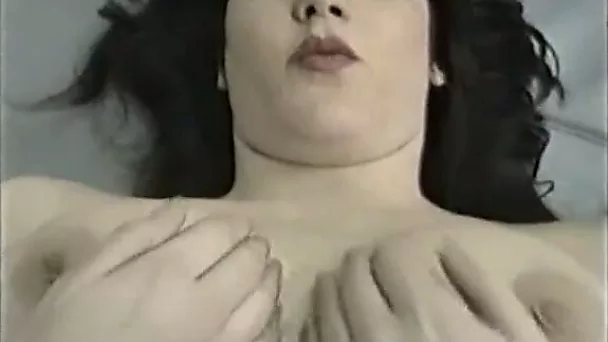 Attractive brunette hottie sucks hard dick after masturbation