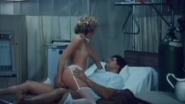 This sex-starved nurse has her own way of finding pleasure at work
