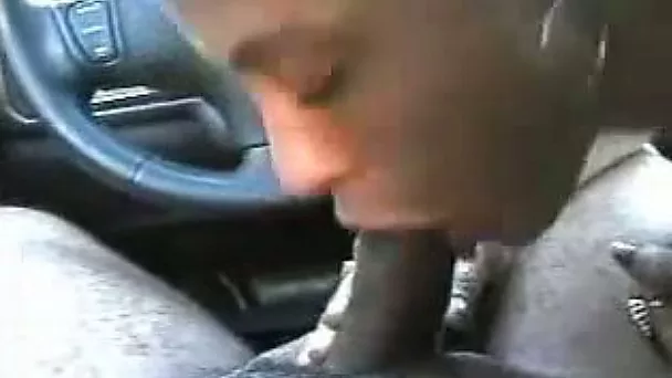 Hot blowjob action in my car with super hot babe