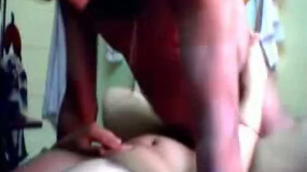 Busting soaking cunt of my hot wife missionary style in bed
