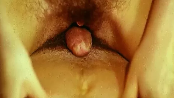 Petite classic milf rides her man in front of other curious people