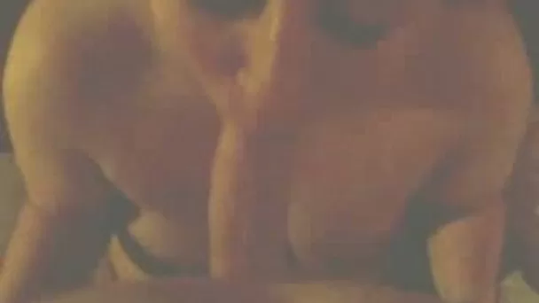 Delicious blonde wife gets facial after a passionate blowjob