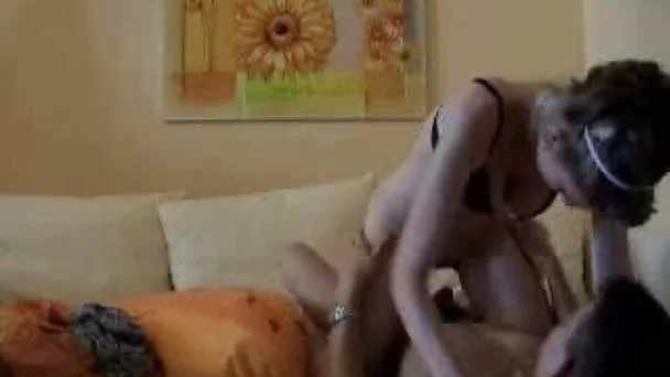 Beautiful and slim girlfriend riding me on top and fucking doggystyle