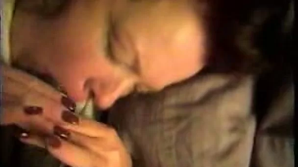 Fat redhead wife of my coworker blows my black dick