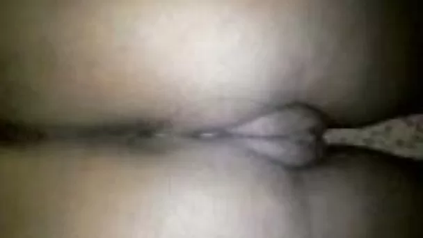 Curvy black haired girlfriend strokes her dripping wet pussy for me