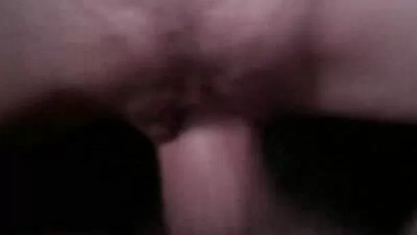 My dick in the tight cougar pussy on closeup amateur sex video