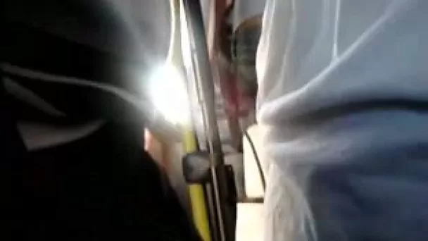 Rubbing my dick against hot chick on the public transport