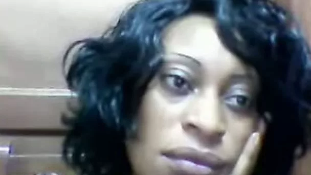 Pregnant ebony housewife fingered her hairy pussy on cam for me