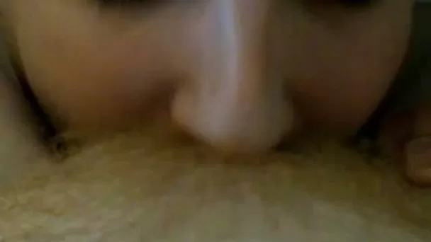 Petite blonde girlfriend sits on my face and enjoys cunnilingus