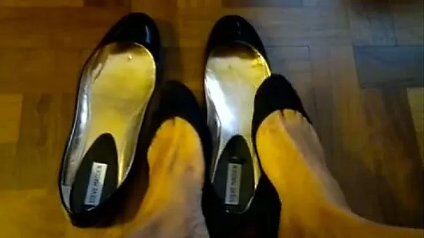 I just love cumming in favorite shoes of my gorgeous wife