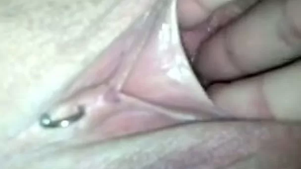 Playing and fingering the freaky pink snatch of my wife