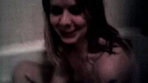Here is a cute European prostitute cleaning up her pussy