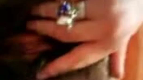 My sex-starved girlfriend finger fucks her hairy pussy on a daily basis