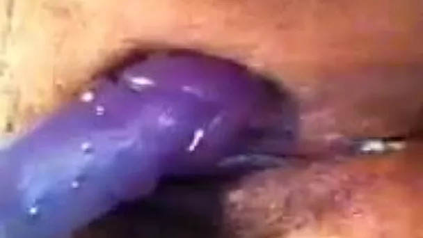 Girlfriend's mature mom fucks her hairy muff with vibrator