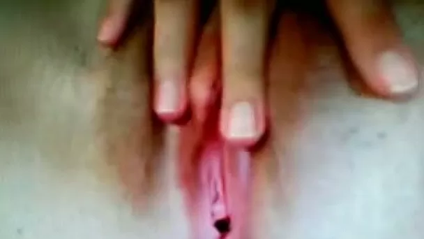 Webcam nerd with skinny body touches her trimmed pussy and asshole