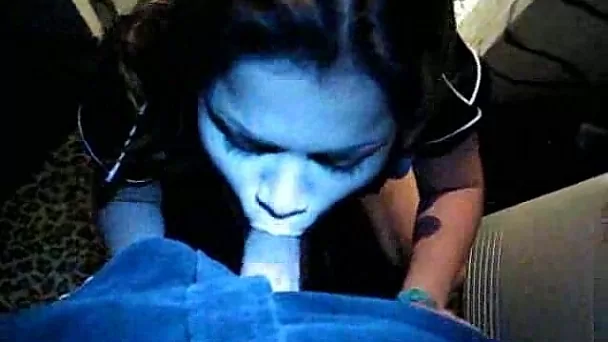 Steamy blowjob by my extra hot brunette girlfriend